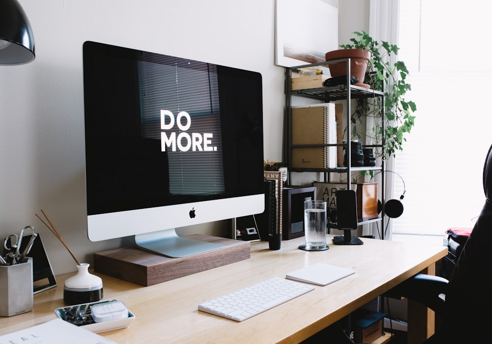 workspace with laptop